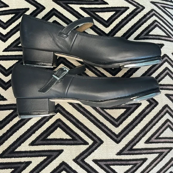 Bloch Ladies Tap-On Leather Tap Shoes Mary Jane Size 4 - Picture 5 of 8